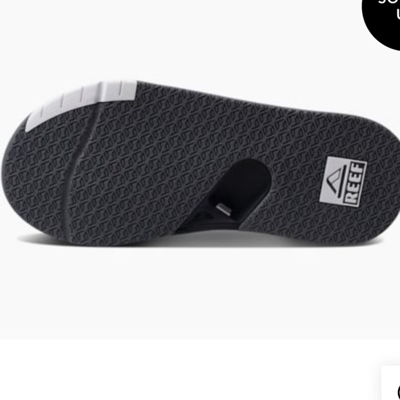 New Men’s Reef - FANNING LOW - Bottle Opener - Black/White - Picture 2 of 3